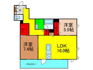 ShaMaison Soleilの物件間取画像